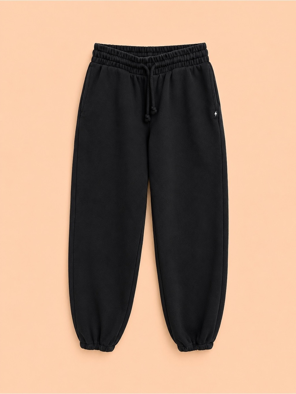 AZUR FIT WASHED BLACK JOGGERS